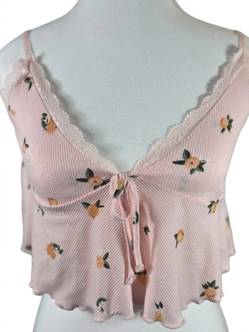 Women's  Ribbed/Cropped Camisole/Tank top  Size L